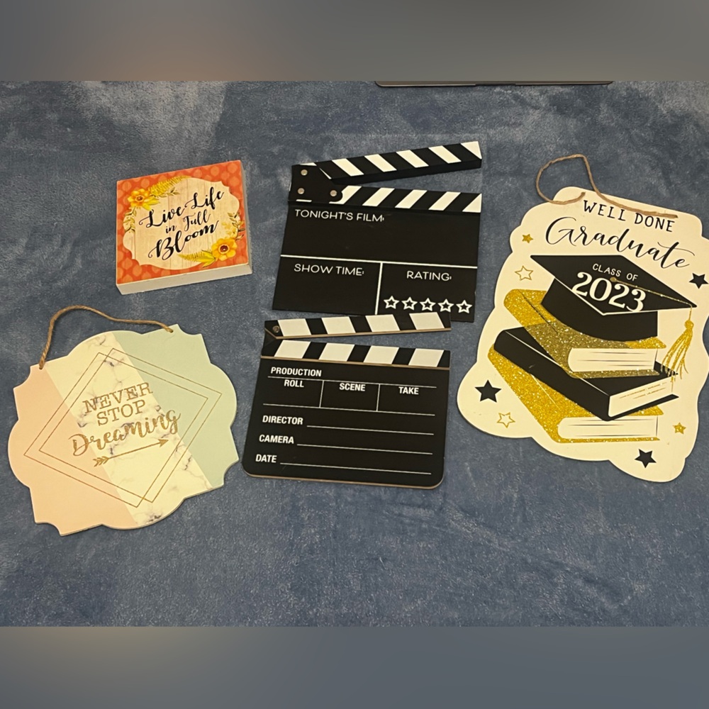Inspirational and Graduation Wall Decor Variety
